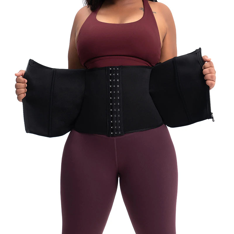 Women Tummy Control Waist Slimming Belt Weight Loss Waist Trainer Body Shaper Corset Belly Sheath Tummy Trimmer Cincher Sports