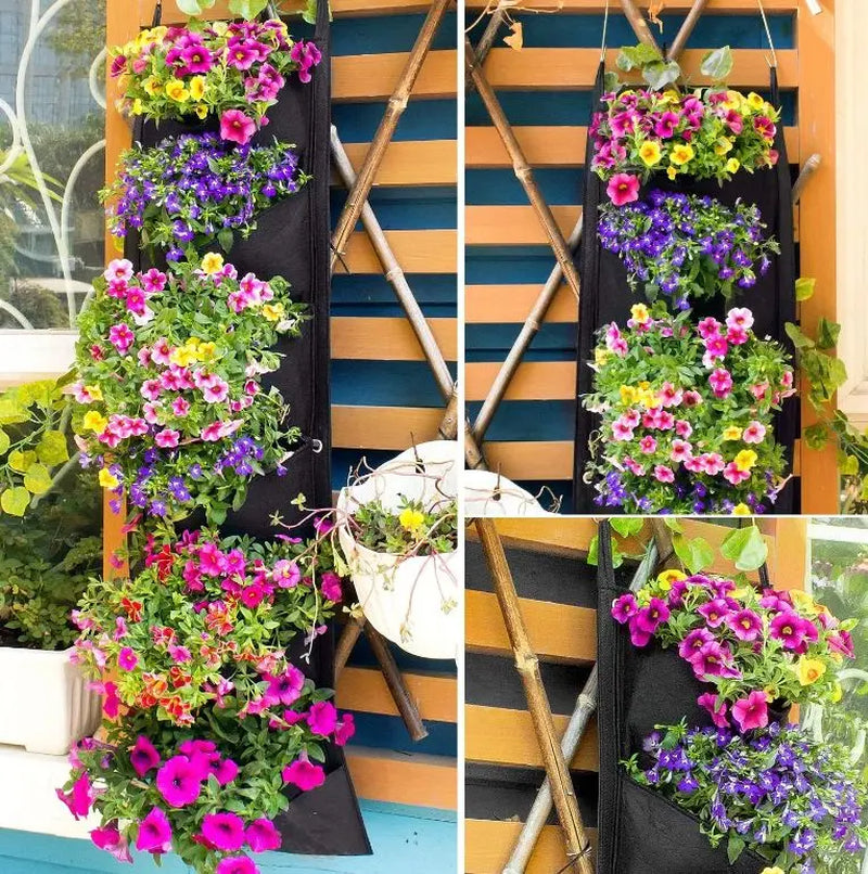 Vertical Hanging Garden Flower Pots